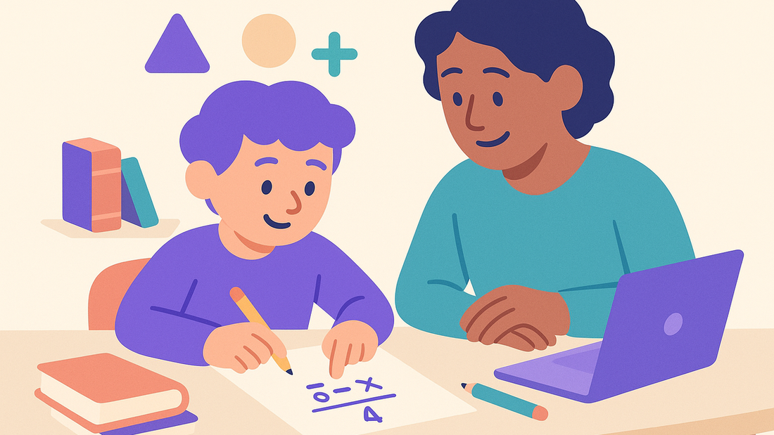 Student solving numerical reasoning problems with tutor guidance